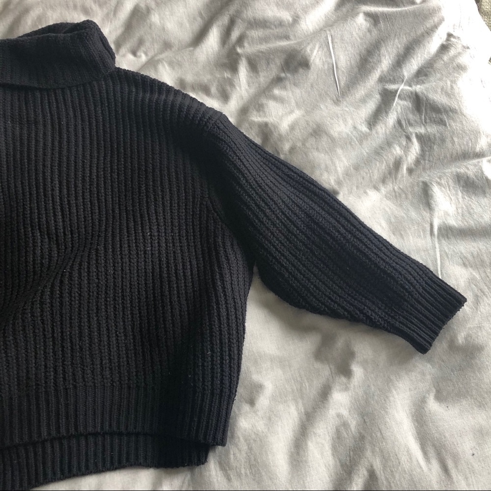 Free People Chunky Oversized Turtleneck Sweater